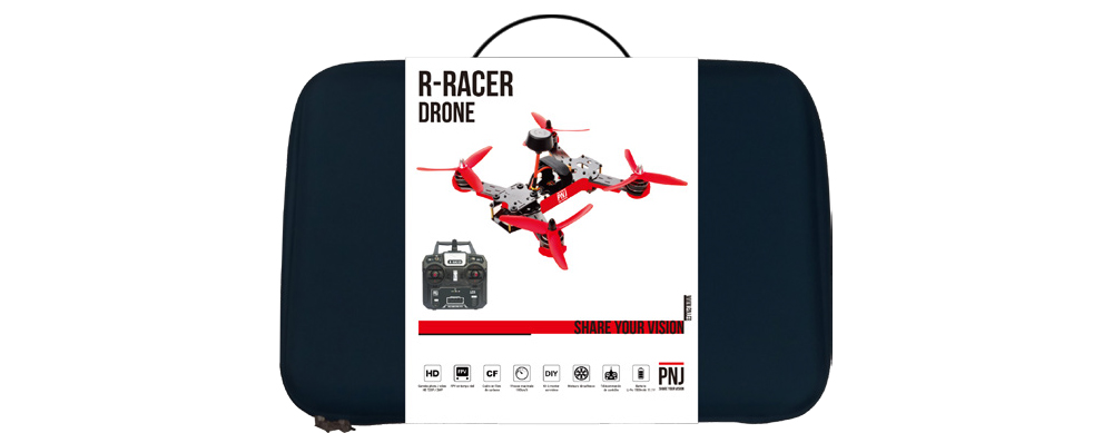 Drone R-NANO II Mini Racer FDV Rouge PNJ - DRO-R-NANO-II-FPV 