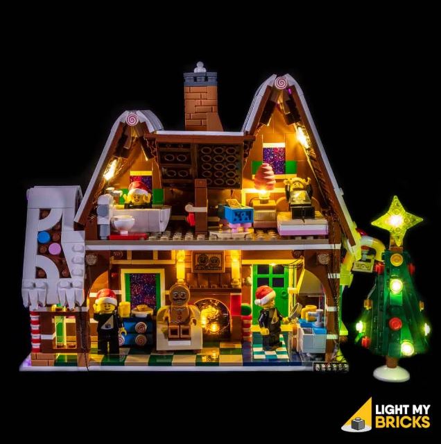 christmas lego gingerbread house
