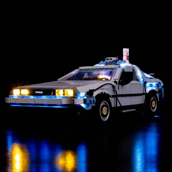 LMB lights for LEGO Back to the Future Time Machine 10300