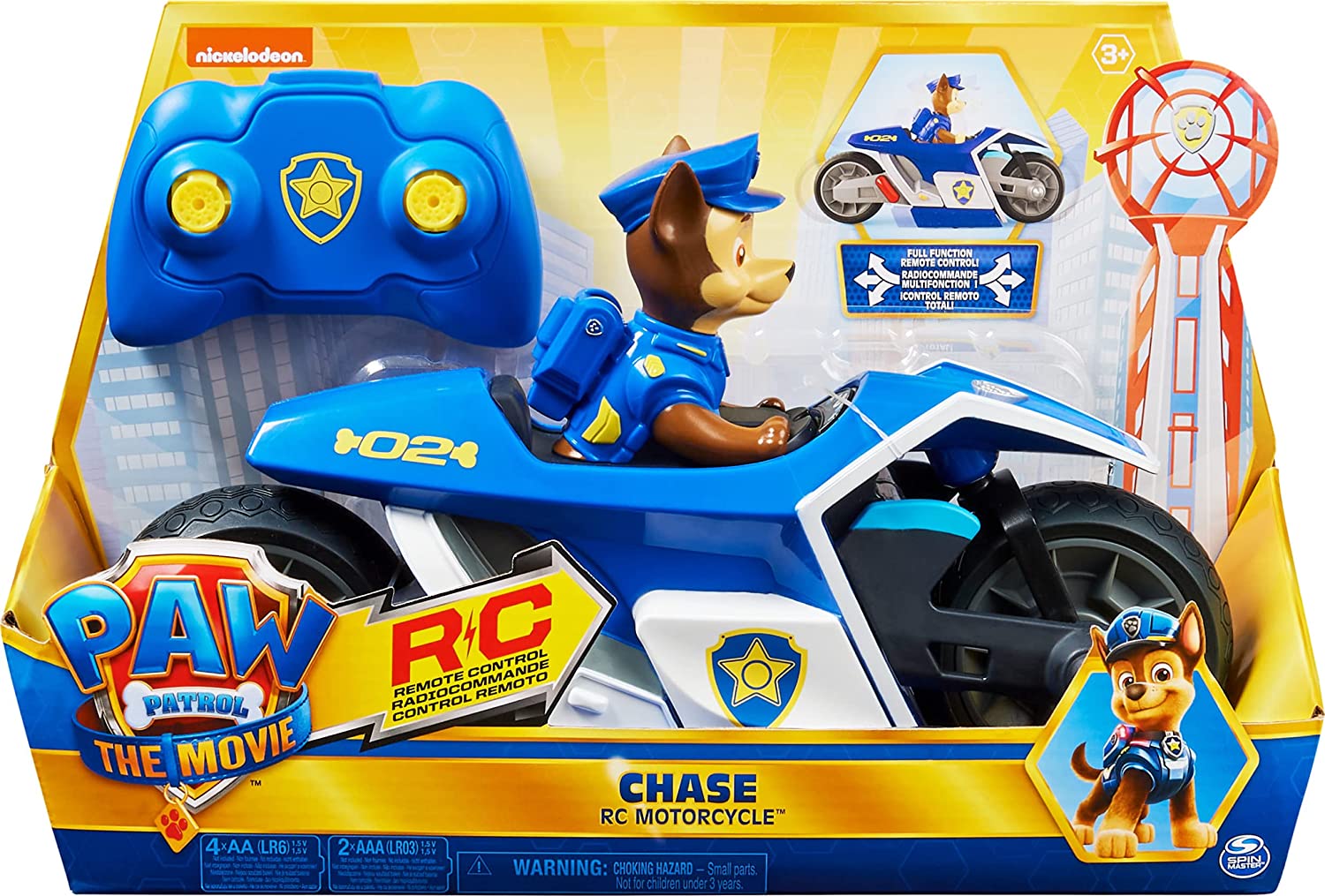 Chase Paw Patrol remote control motorcycle