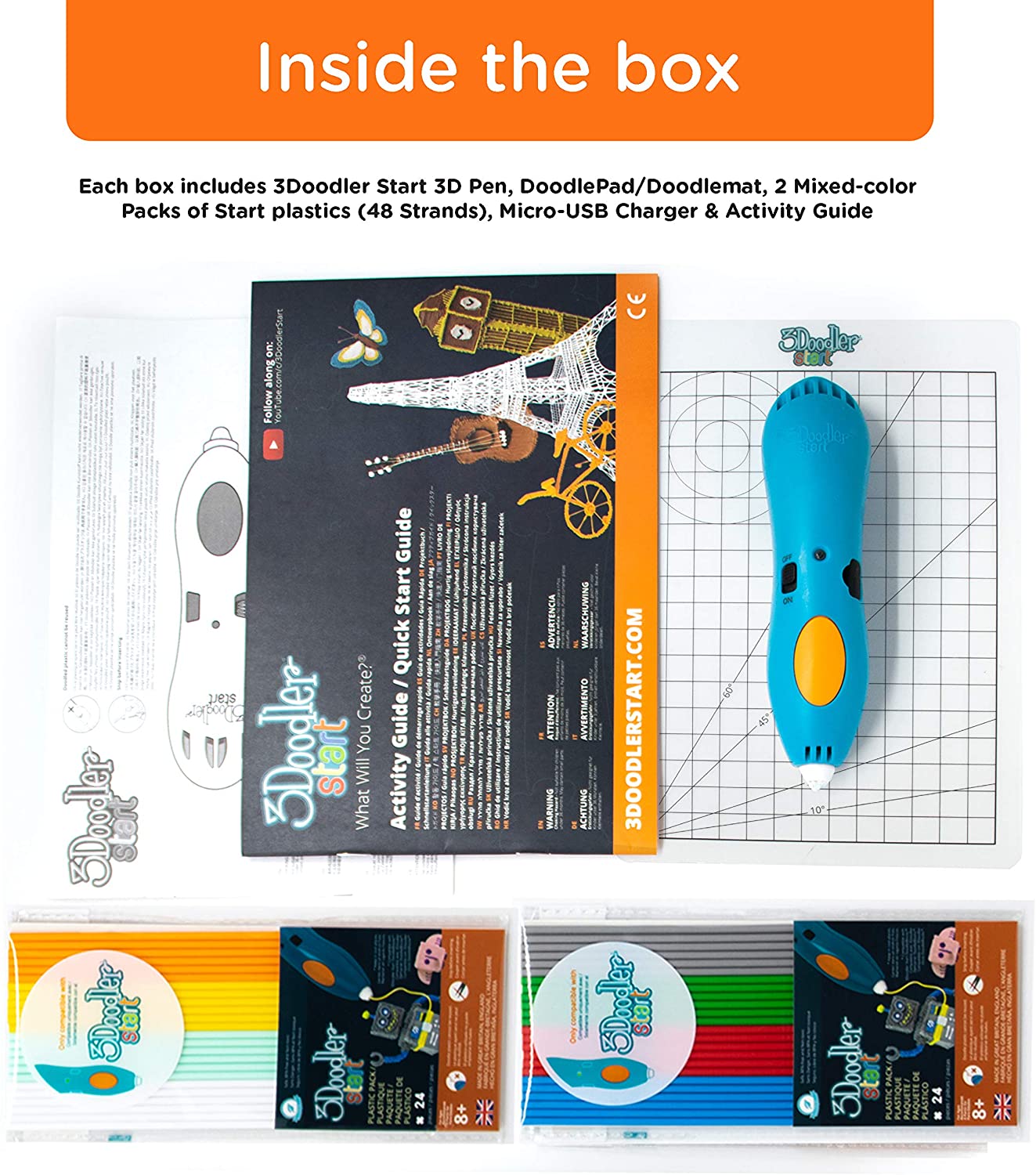3Doodler Start+ 3D Pen Kits & Accessories, 3Doodler