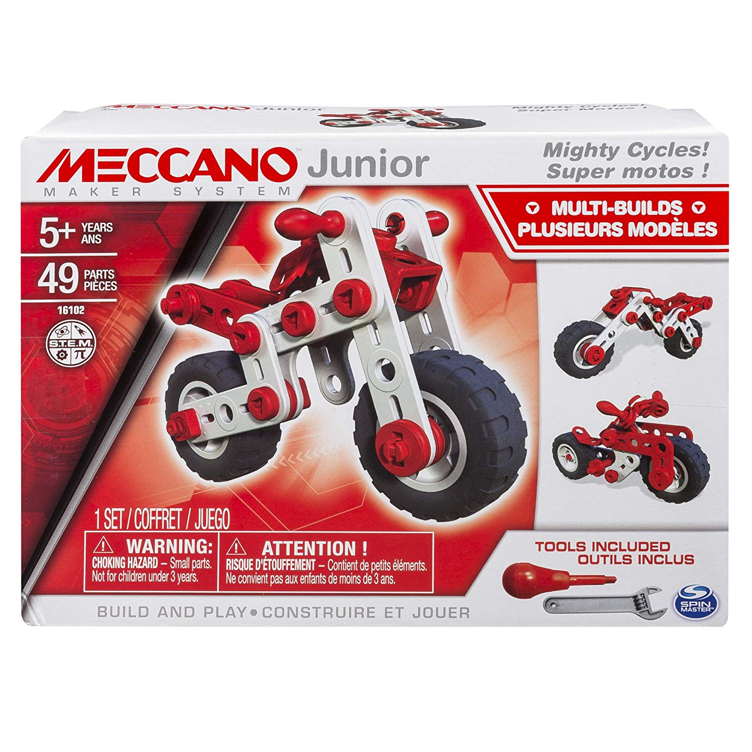 Meccano Junior, Truckin' Tractor, 4 modèles de construction, 87