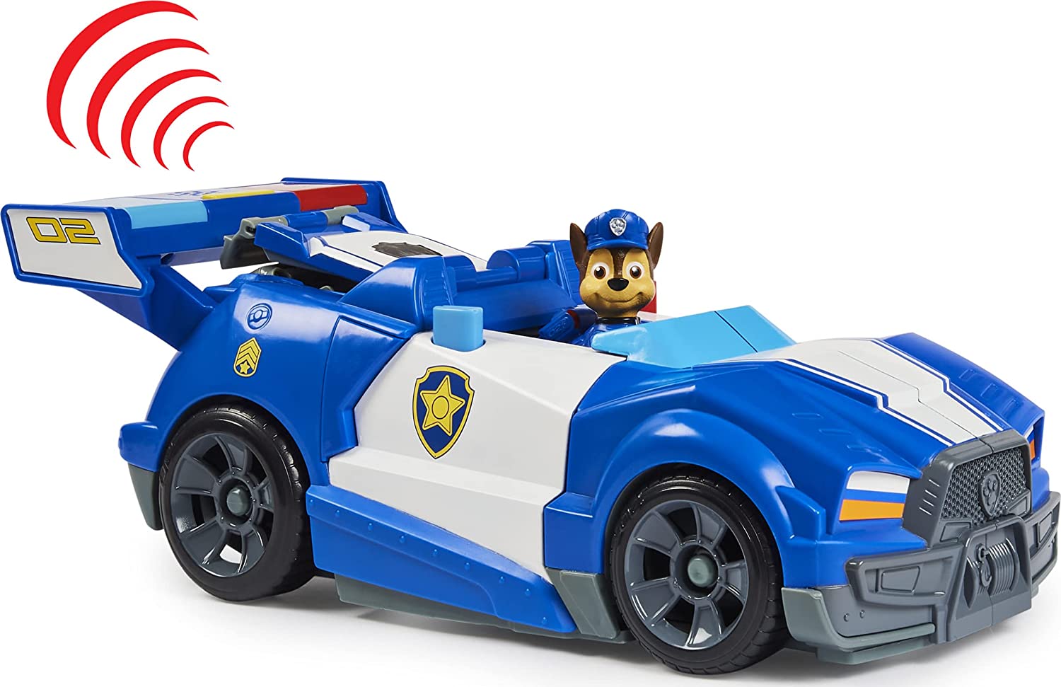 Paw Patrol the Movie Chase Blue Police Car True Metal Toy Car