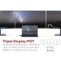 Multiport USB-C 7-in-1 Triple Display MST LINQ