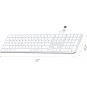 Satechi silver Qwerty wired aluminium keyboard