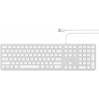 Clavier Aluminium Filaire Qwerty Argent Satechi