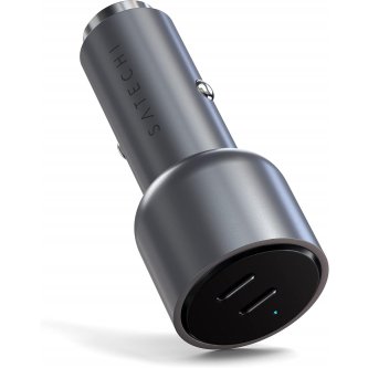 Dual USB-C PD 40W car charger Satechi