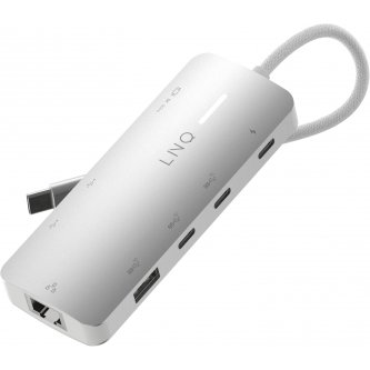 Hub multiport 8K PRO USB-C 8-en-1 140W LINQ