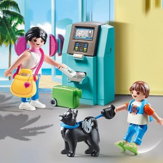 Playmobil Vacanciers et Distributeur Automatique 70439