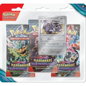 Pokemon 3 boosters Mascarade Crpusculaire