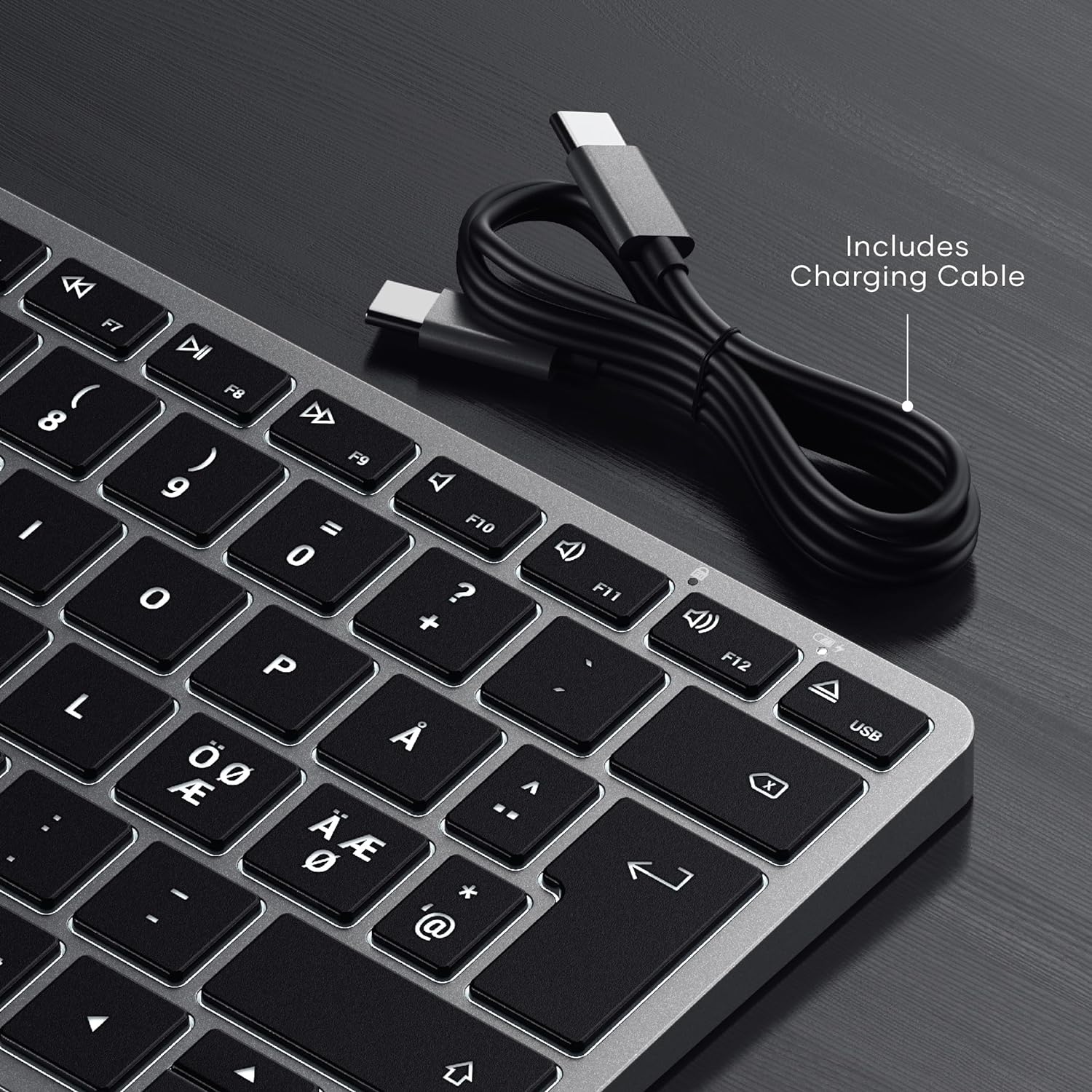 Satechi Slim X1 Bluetooth USB-C QWERTY Keyboard