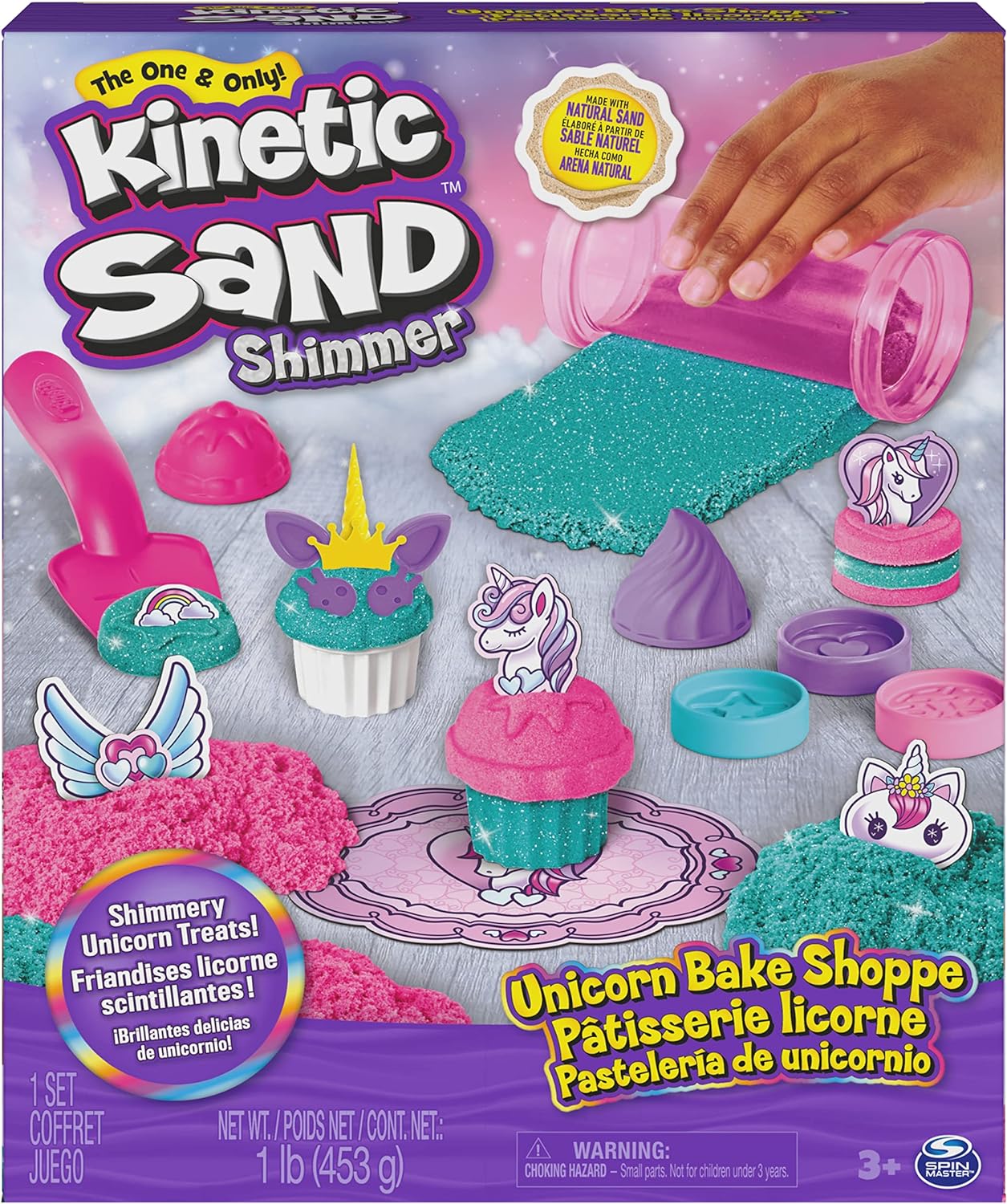 Kinetic Sand - Mallette de Construction - Sable magique à modeler