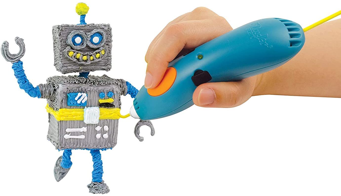 Stylo 3D pour enfants, kit de stylo 3D Doodler, stylo de dessin  d'impression 3D professionnel avec affichage LED et chargement USB, facile  à sécuriser 
