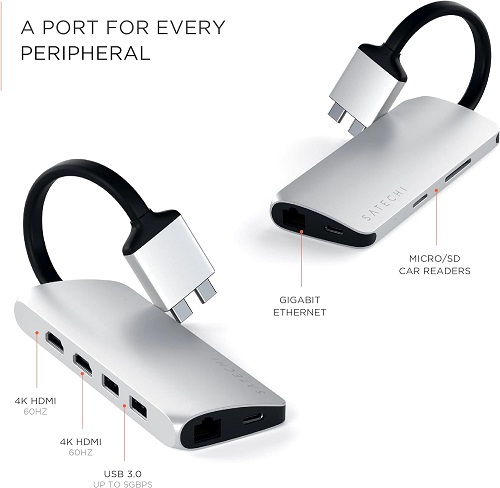 Satechi Dual USB-C Multiport Adapter