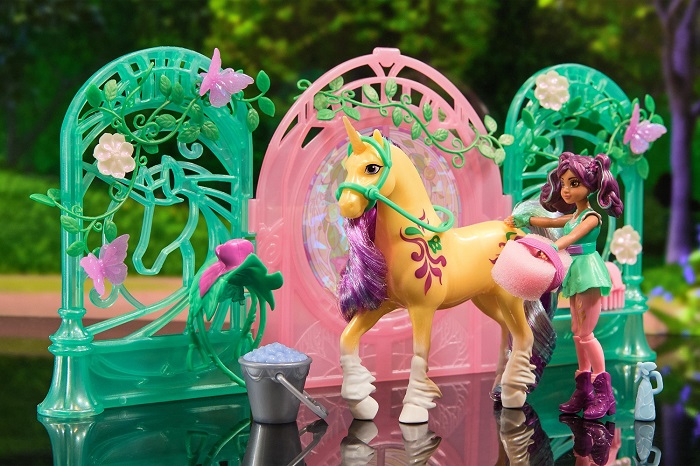 Playset Ava et Leaf Color Change Unicorn Academy