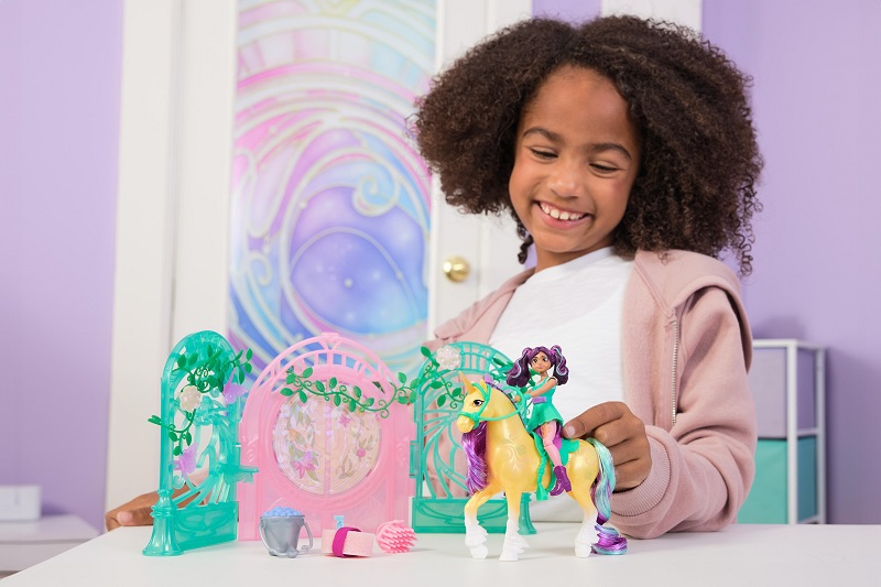 Playset Ava et Leaf Color Change Unicorn Academy