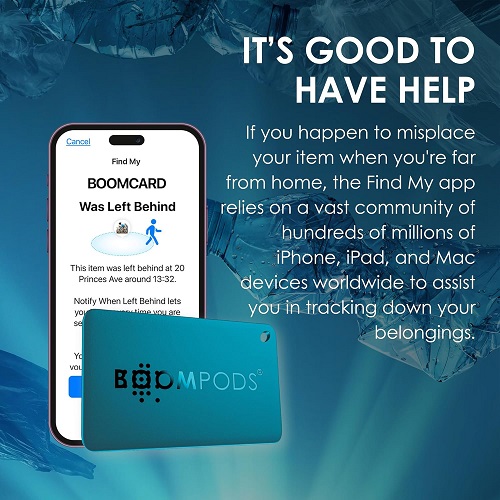 Boomcard Rechargeable Bleu Boompods