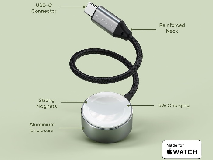 Apple Watch USB-C fast charging cable Satechi