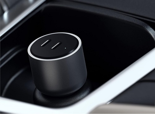 Dual USB-C PD 40W car charger Satechi