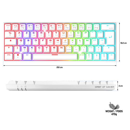 XPERT K200 wireless keyboard Spirit of Gamer