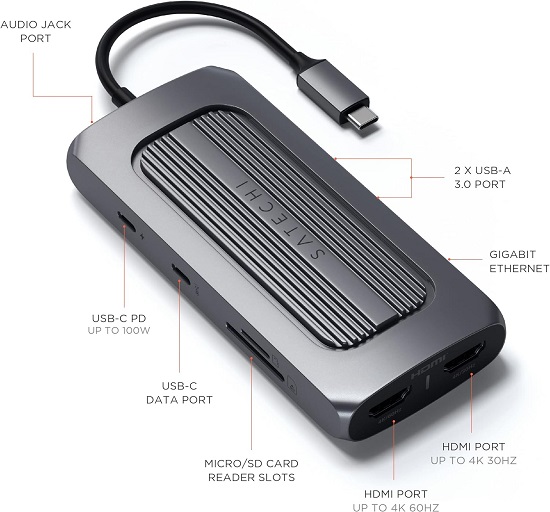 SATECHI MX USB-C Multiport Adapter