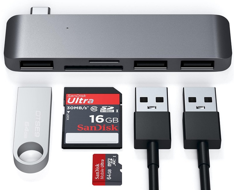 Hub Type-C USB 3.0 3-en-1 Combo Satechi