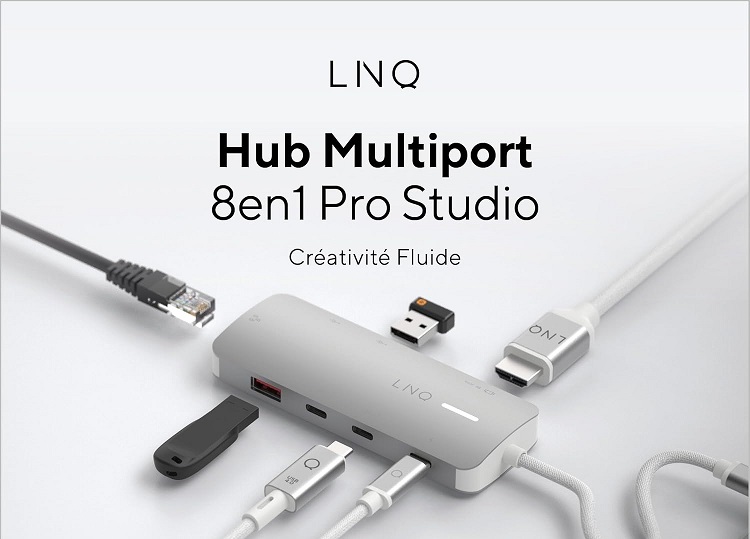 Multiport Hub 8K PRO USB-C 8-in-1 140W LINQ