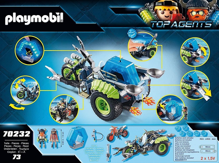 Arctic Rebels Snowmobile Playmobil Top Agents