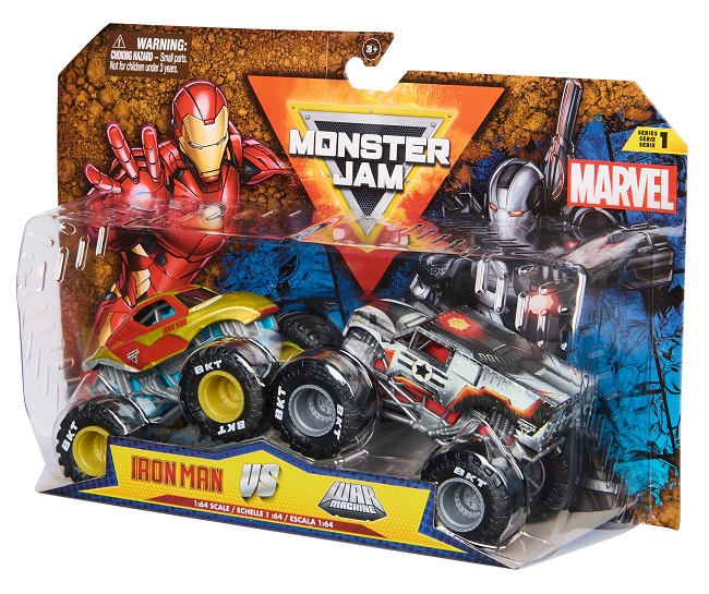 Pack Marvel DIE CAST Monster Jam