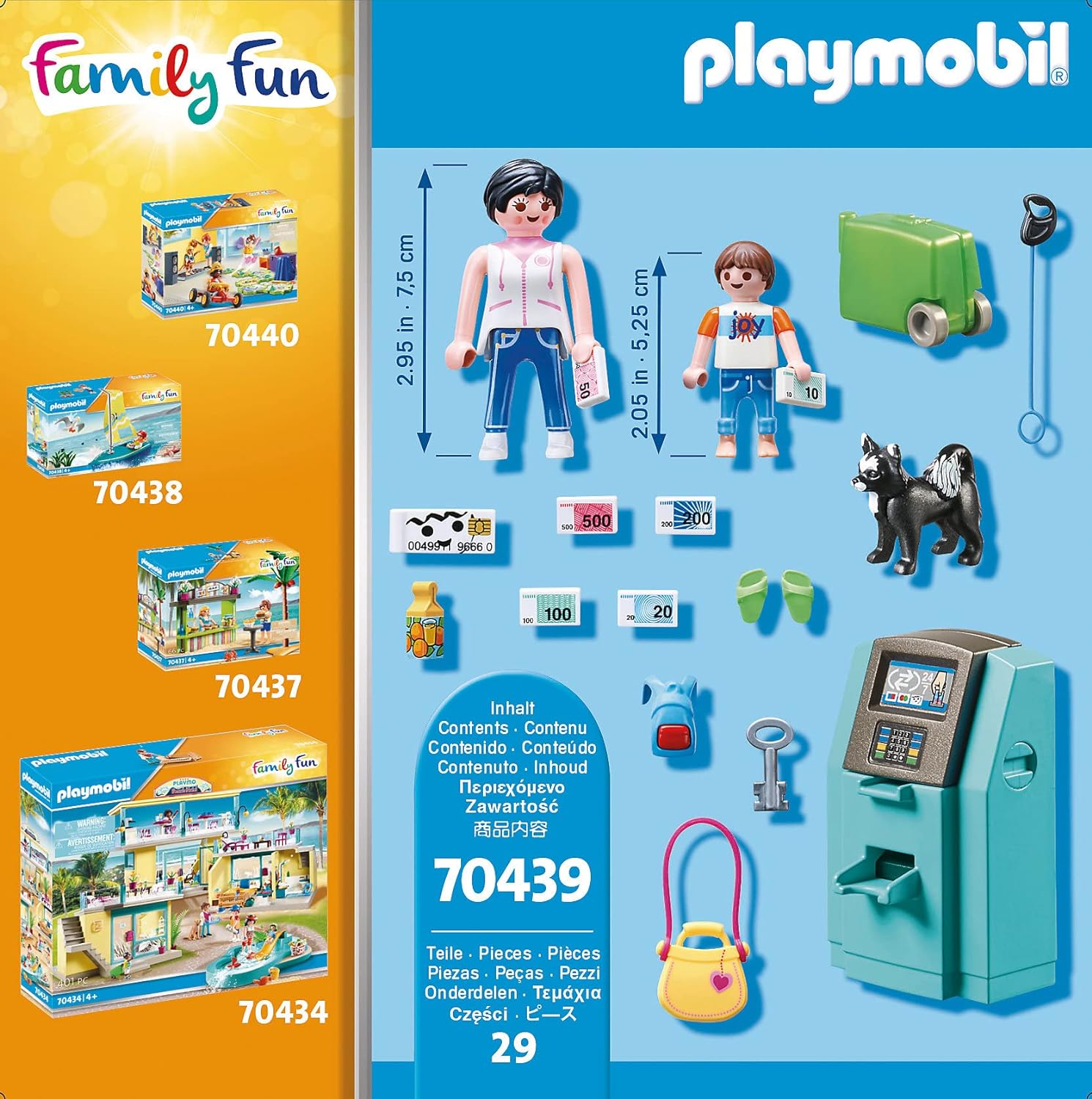 Playmobil Holidaymakers and Vending Machine 70439