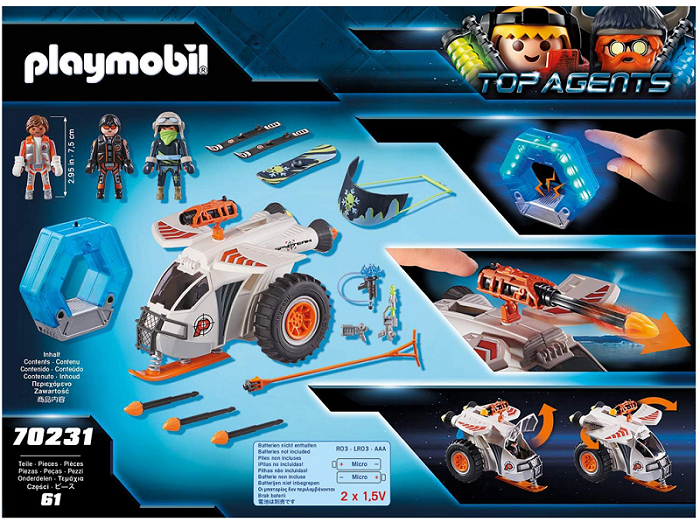 Spy Team Playmobil snow vehicle