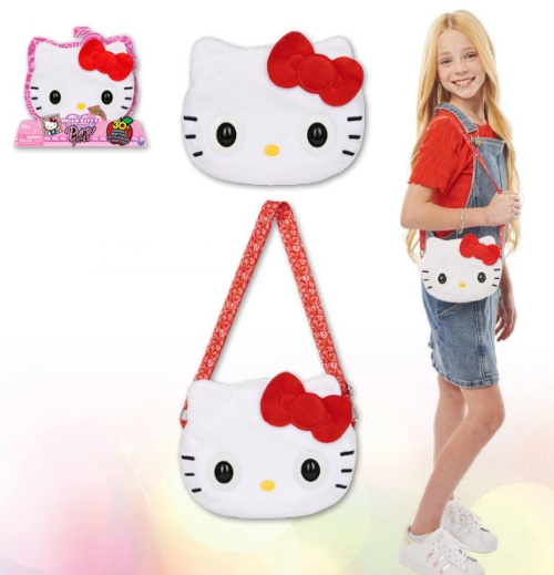 Purse Pets Hello Kitty - Interactive Shoulder Bag with 30+ Sounds,  Reactions, Blinks and Music, Children's Bag and Toys in One, from 5 Years