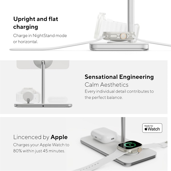 Qi2 LINQ 3-in-1 wireless charging Stand