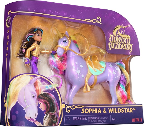 Sophia and Wildstar Unicorn Academy toy