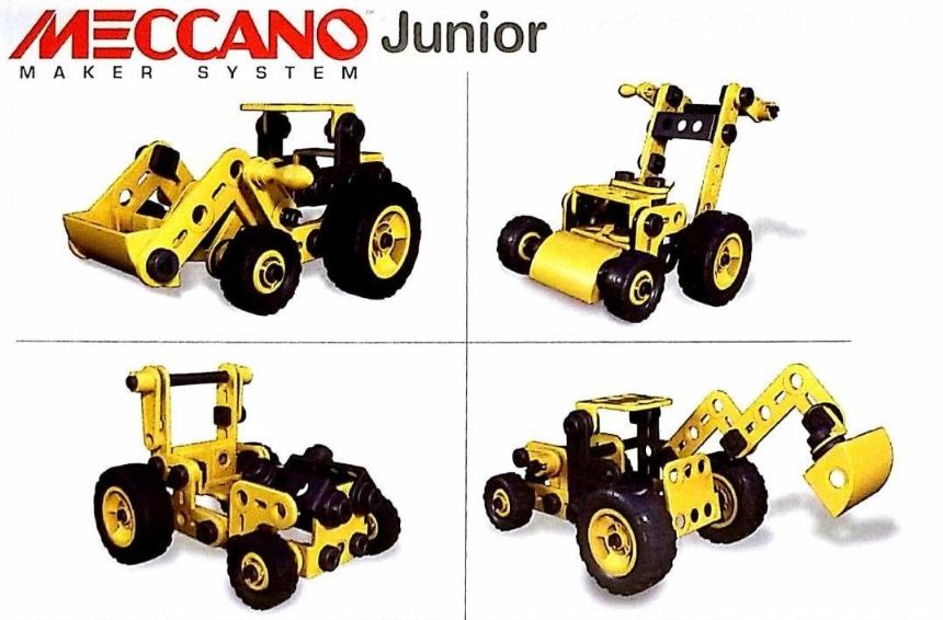 Baril 150 pièces Meccano Junior : jeux à construire Meccano