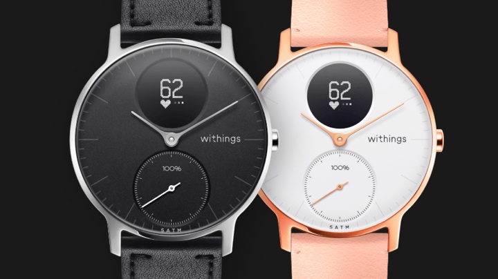 Withings Steel HR 36 connected high end watch